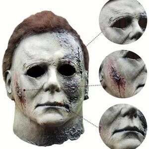 Michael Myers Mask Halloween Movie Adult Rubber Zombie Cosplay Scary Spooky NEW!